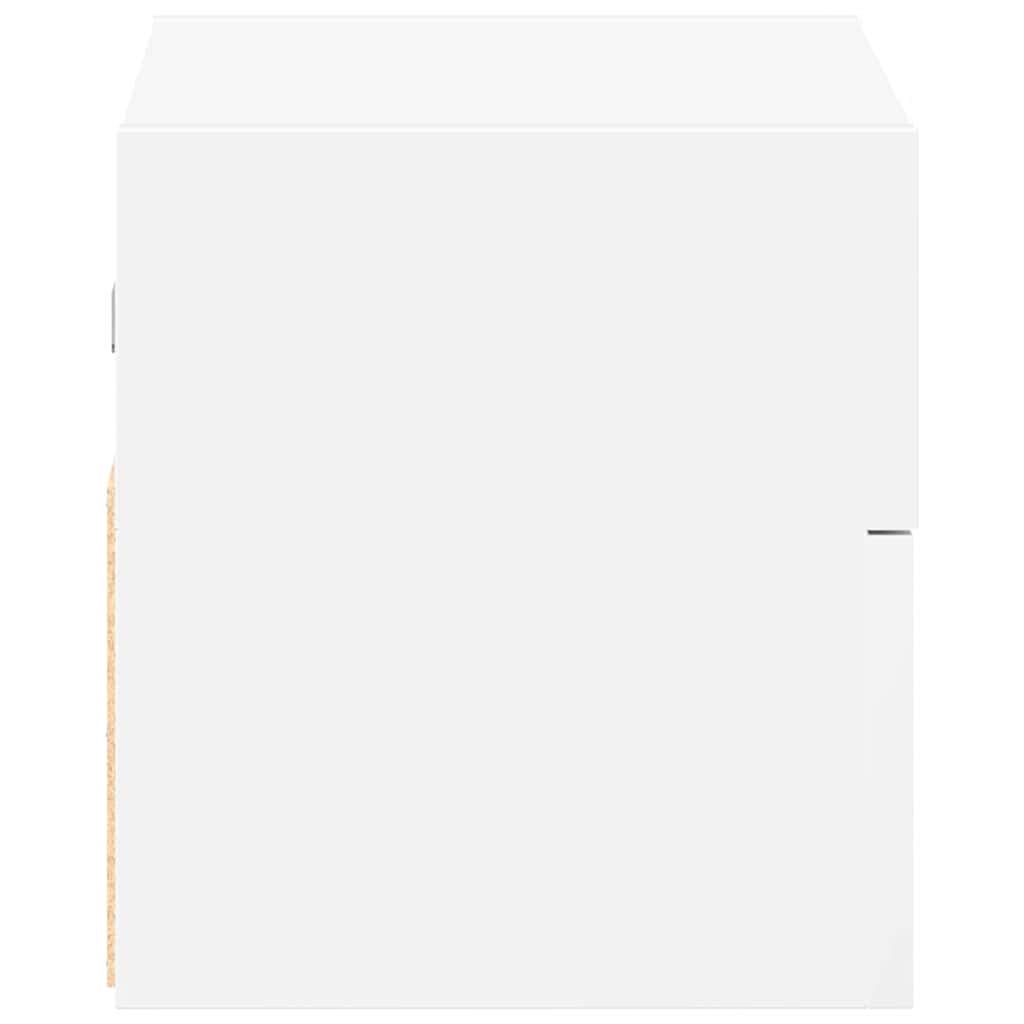 Zidni noćni ormarići 2 kom bijeli 45x26x28,5 cm