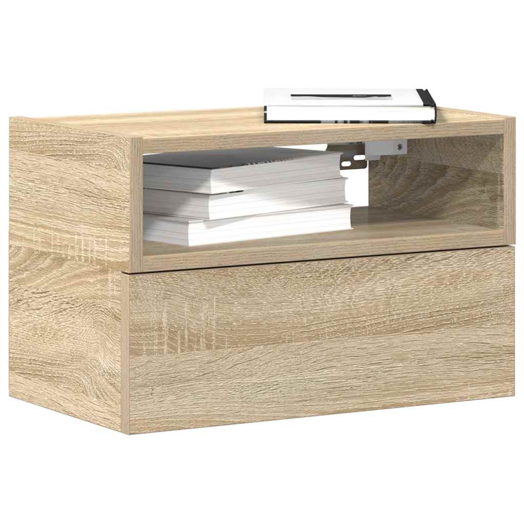 Zidni noćni ormarić sonoma hrast 45x26x28,5 cm
