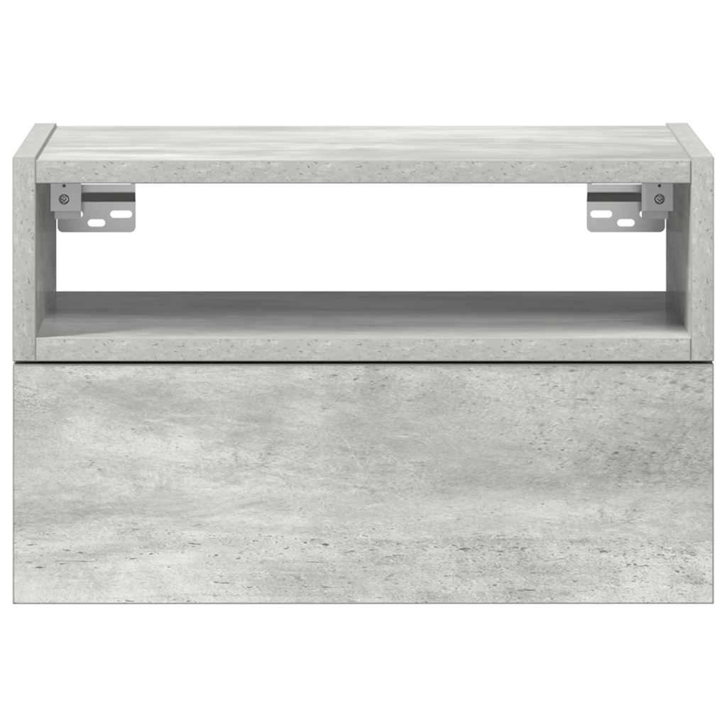 Zidni noćni ormarić beton siva 45x26x28,5 cm