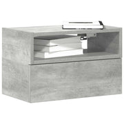 Zidni noćni ormarić beton siva 45x26x28,5 cm