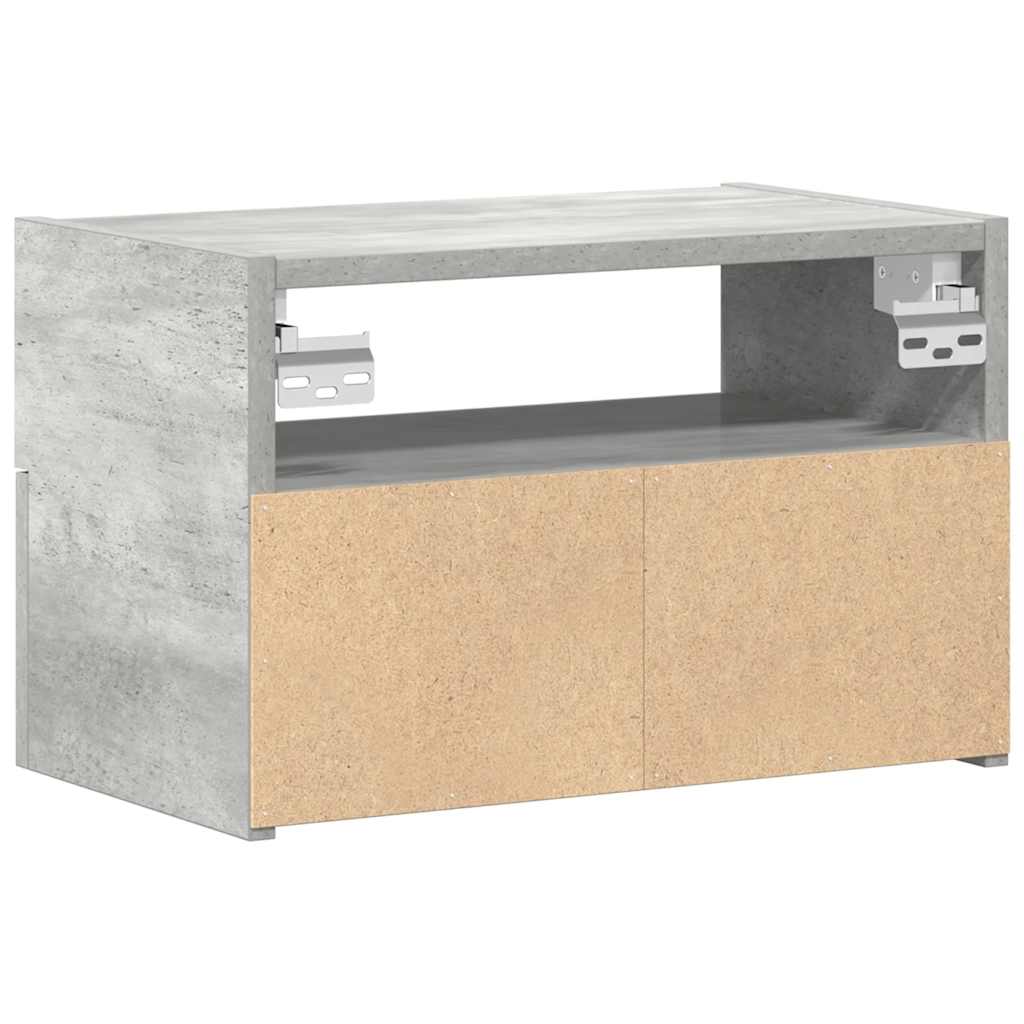 Zidni noćni ormarići 2 kom beton siva 45x26x28,5 cm