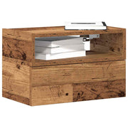 Zidni noćni ormarići 2 kom staro drvo 45x26x28,5 cm