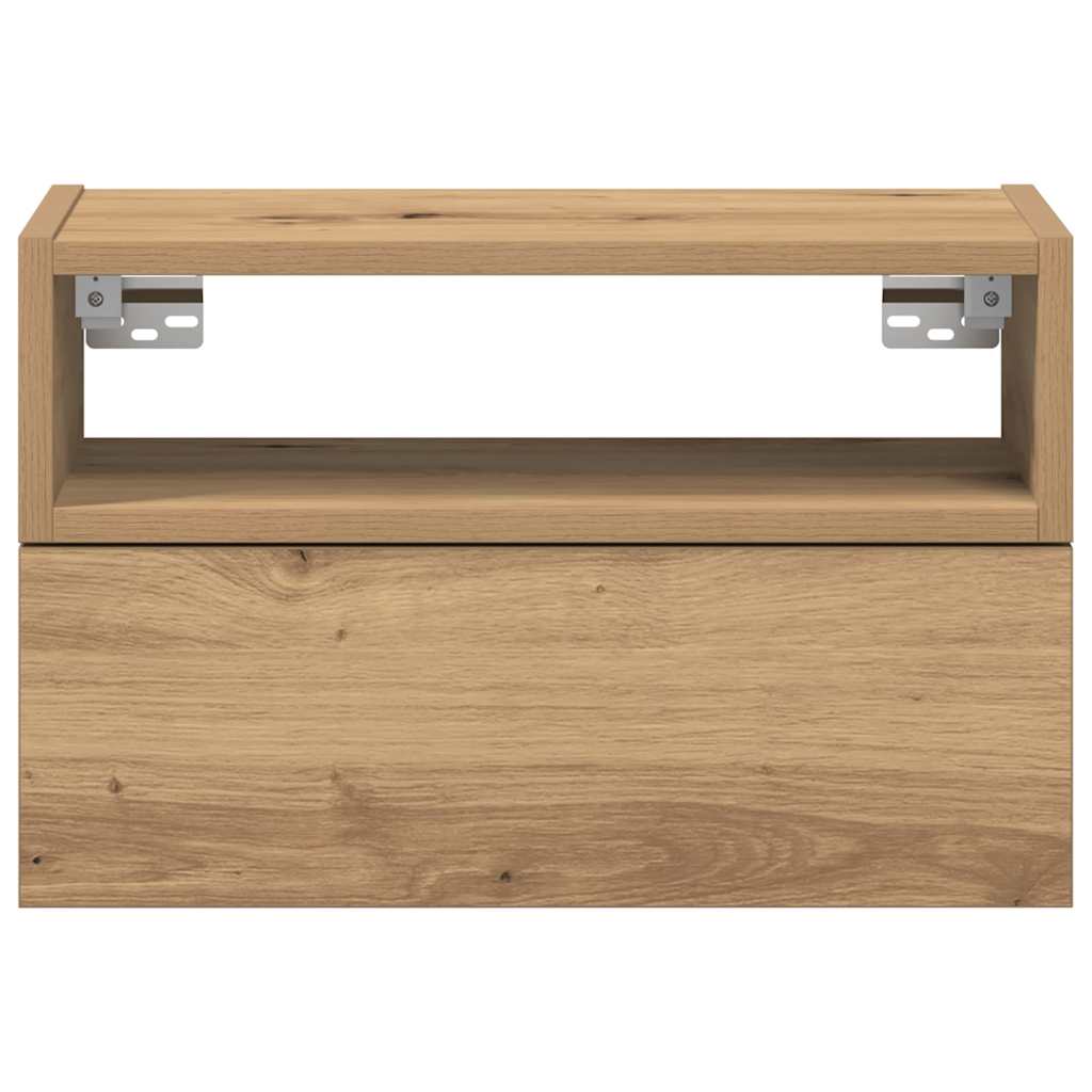 Zidni noćni ormarić artisan hrast 45x26x28,5 cm