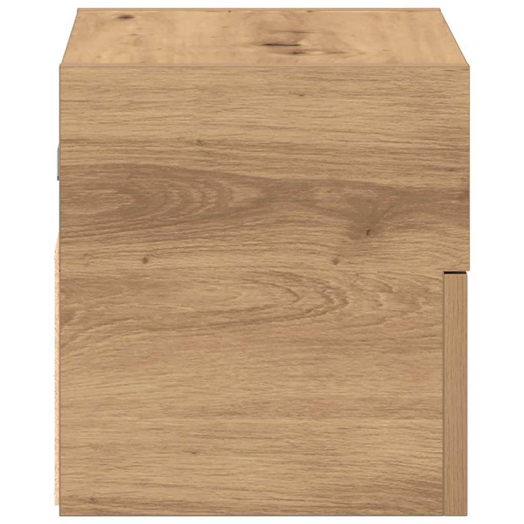 Zidni noćni ormarić artisan hrast 45x26x28,5 cm