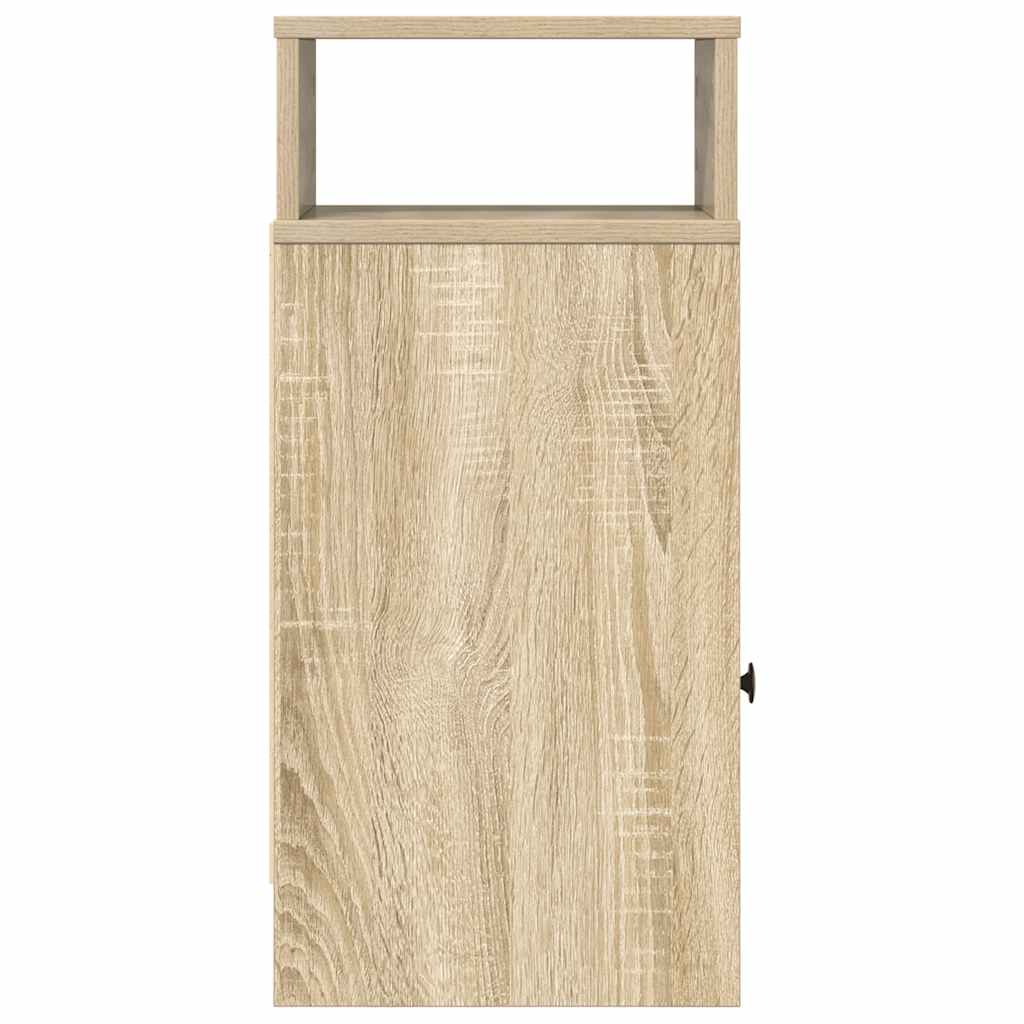 Noćni ormarići 2 kom s ladicom sonoma hrast 25x31x66 cm