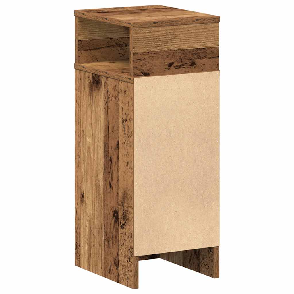 Noćni ormarići 2 kom s ladicama staro drvo 25x31x66 cm
