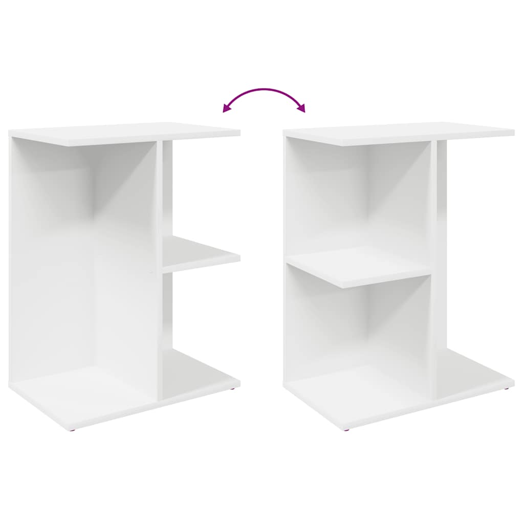 Noćni ormarići 2 kom bijeli 46,5x29x61 cm konstruiranog drva