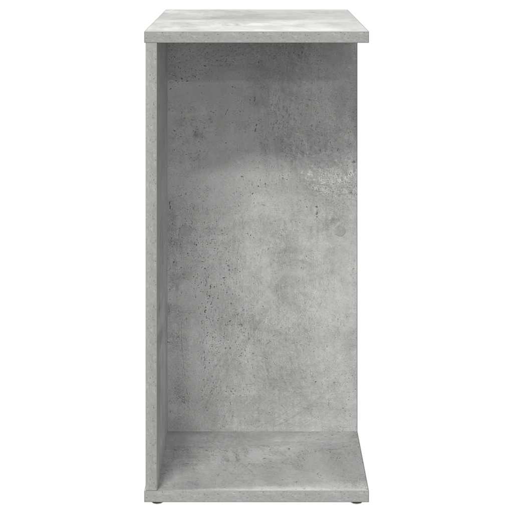 Noćni ormarić beton siva 46,5x29x61 cm konstruiranog drva