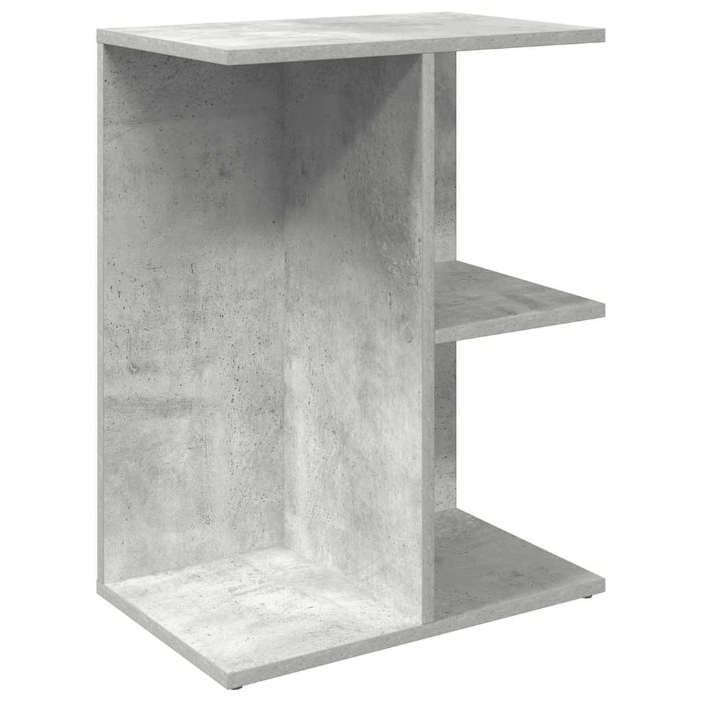 Noćni ormarići 2 kom beton siva 46,5x29x61cm konstruiranog drva