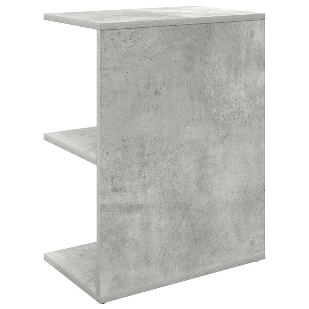Noćni ormarići 2 kom beton siva 46,5x29x61cm konstruiranog drva