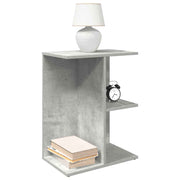 Noćni ormarići 2 kom beton siva 46,5x29x61cm konstruiranog drva