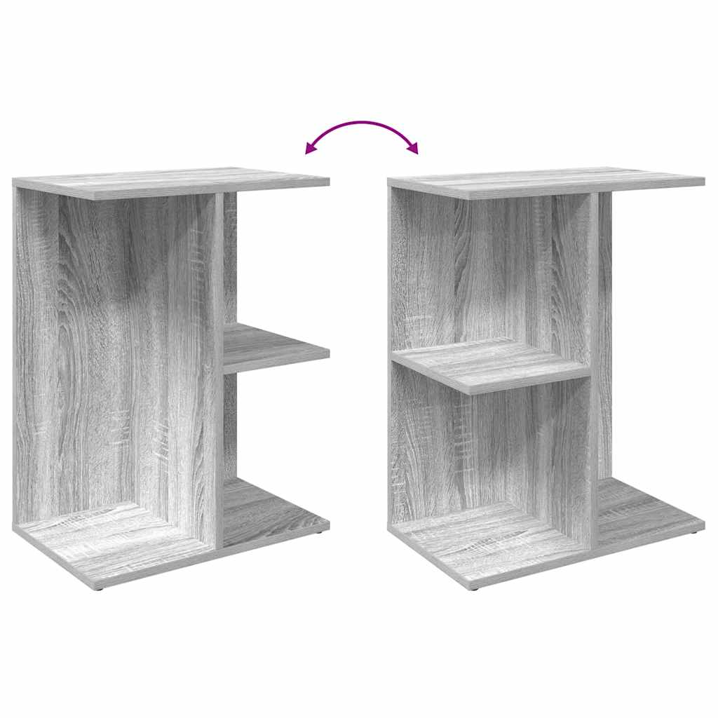 Noćni ormarići 2kom siva sonoma 46,5x29x61cm konstruiranog drva