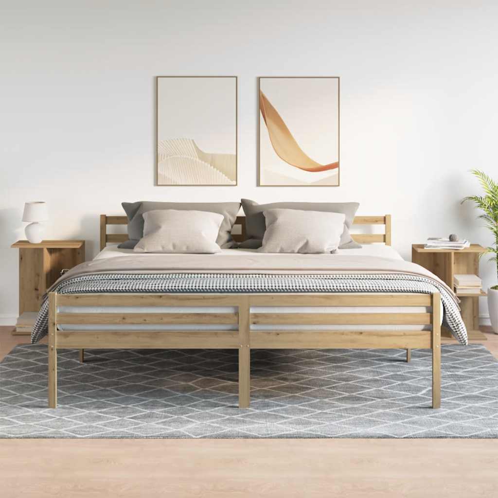Noćni ormarići 2 kom artisan hrast 46,5x29x61 cm