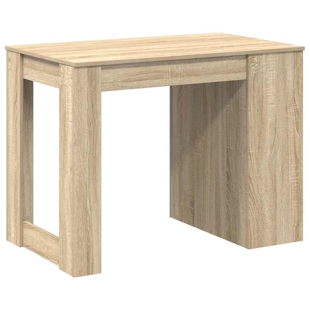 Radni stol s ladicom i policom sonoma hrast 102x62x77,5 cm