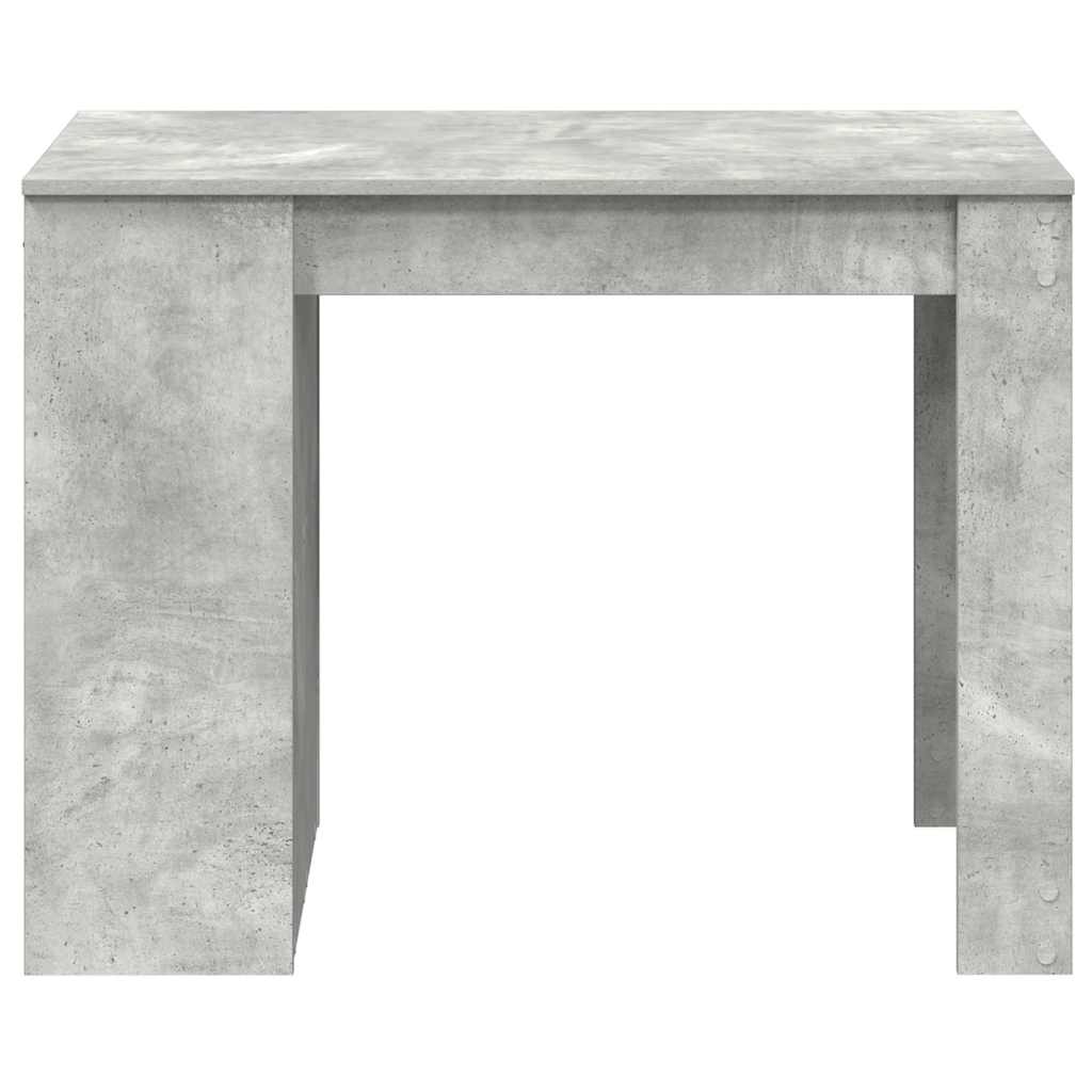 Radni stol s ladicom i policom beton sivi 102x62x77,5 cm