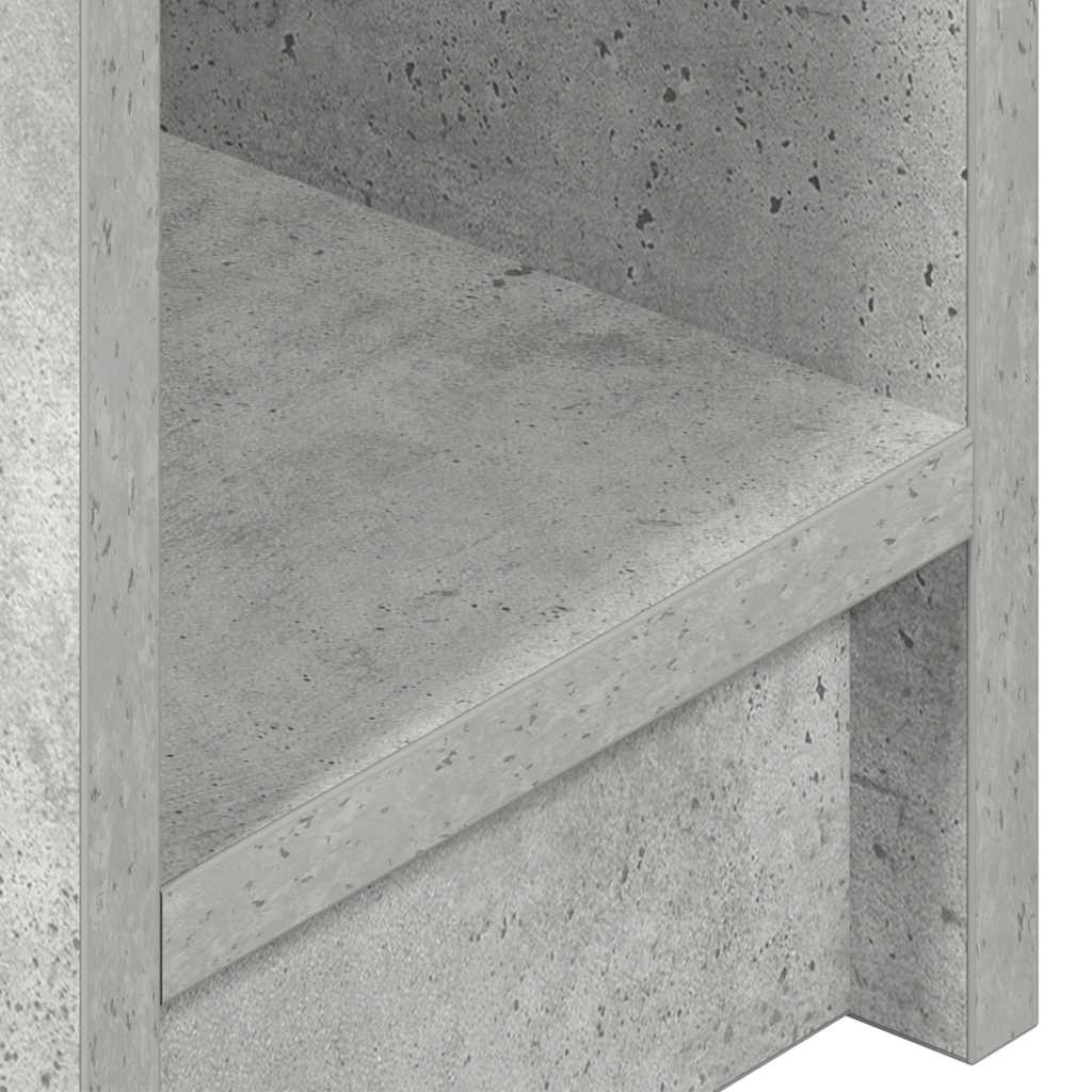 Noćni ormarić s ladicom beton sivi 20x36x60 cm