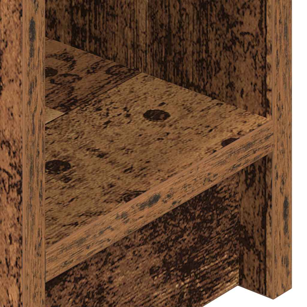 Noćni ormarići s ladicom 2 kom staro drvo 20x36x60 cm