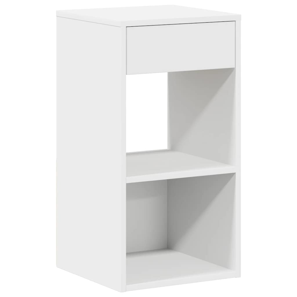 Noćni ormarići s ladicom 2 kom bijeli 35x34x66,5 cm