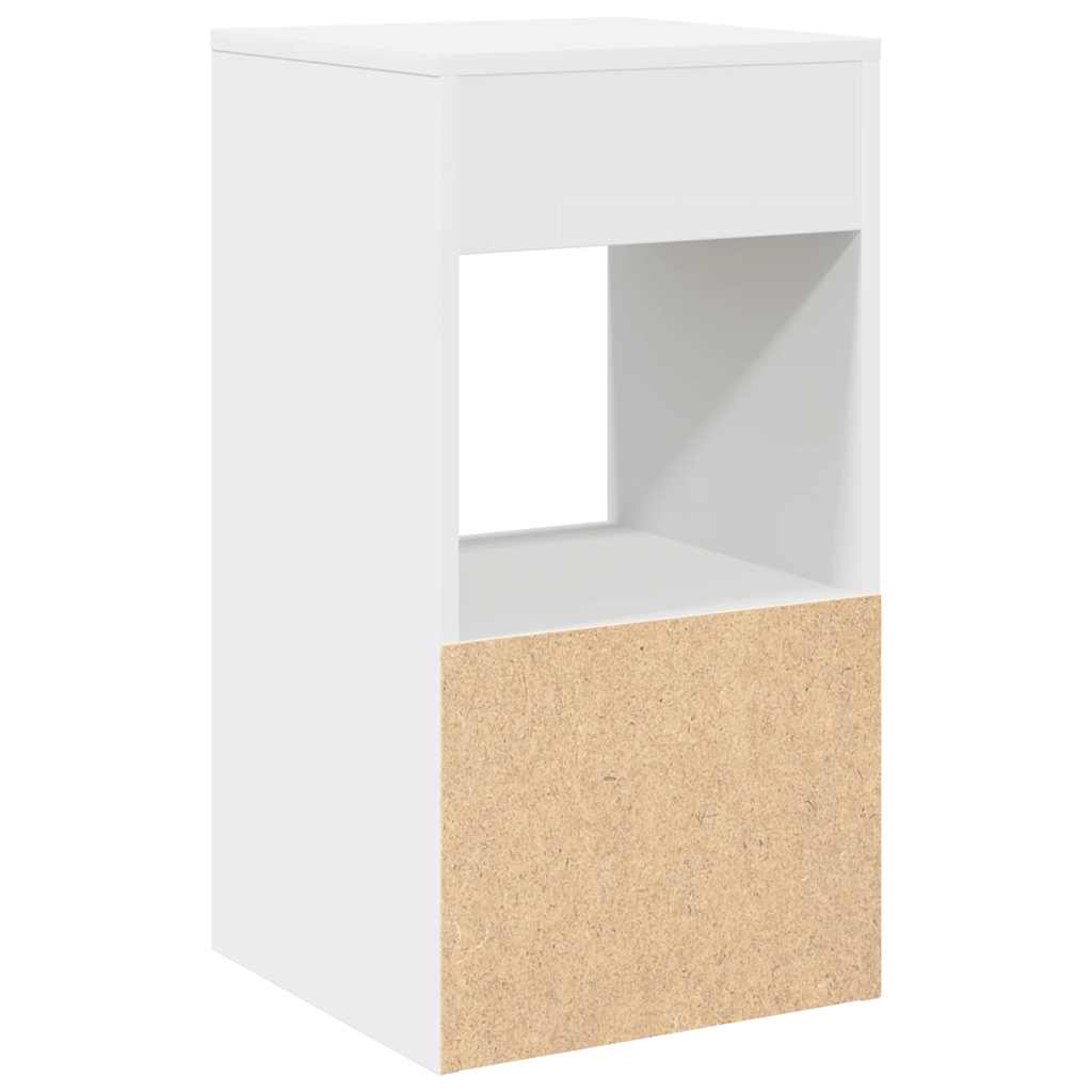 Noćni ormarići s ladicom 2 kom bijeli 35x34x66,5 cm