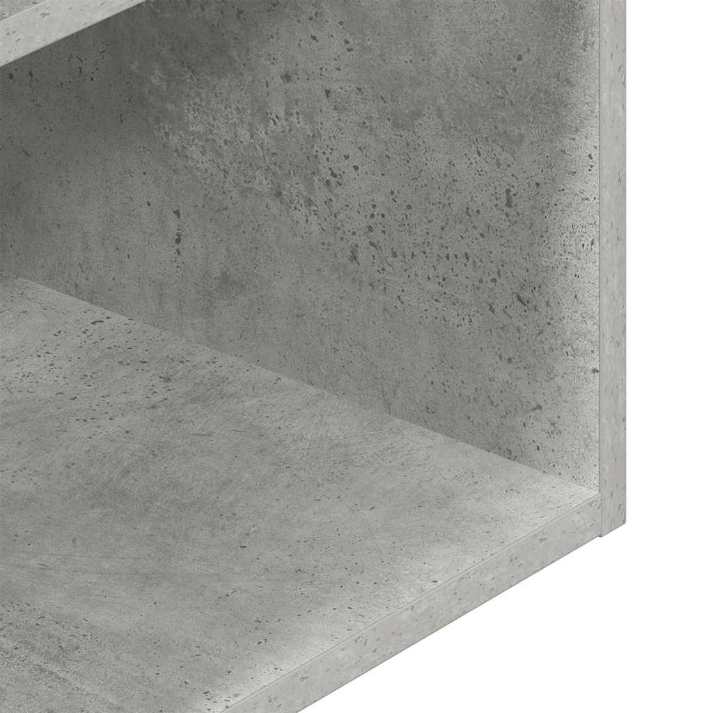Noćni ormarići s ladicom 2 kom beton sivi 35x34x66,5 cm