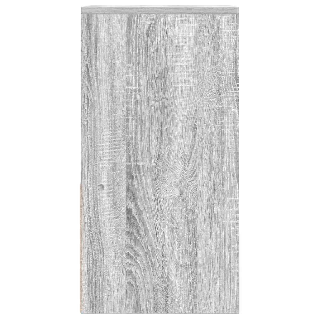 Noćni ormarići s ladicom 2 kom siva sonoma 35x34x66,5 cm