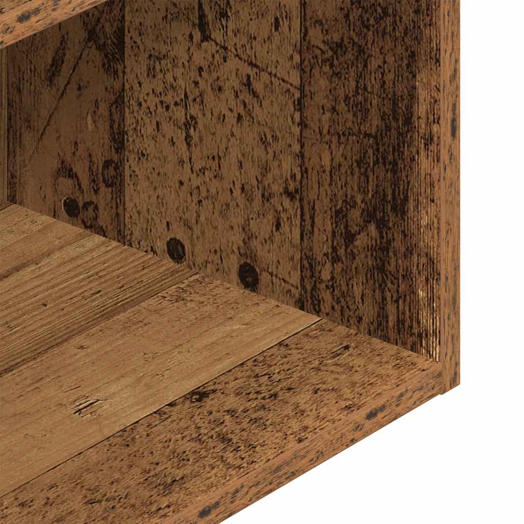 Noćni ormarići s ladicom 2 kom staro drvo 35x34x66,5 cm