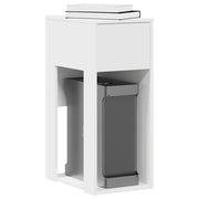 Tower stalak za računalo s ladicom bijeli 30x44x74 cm