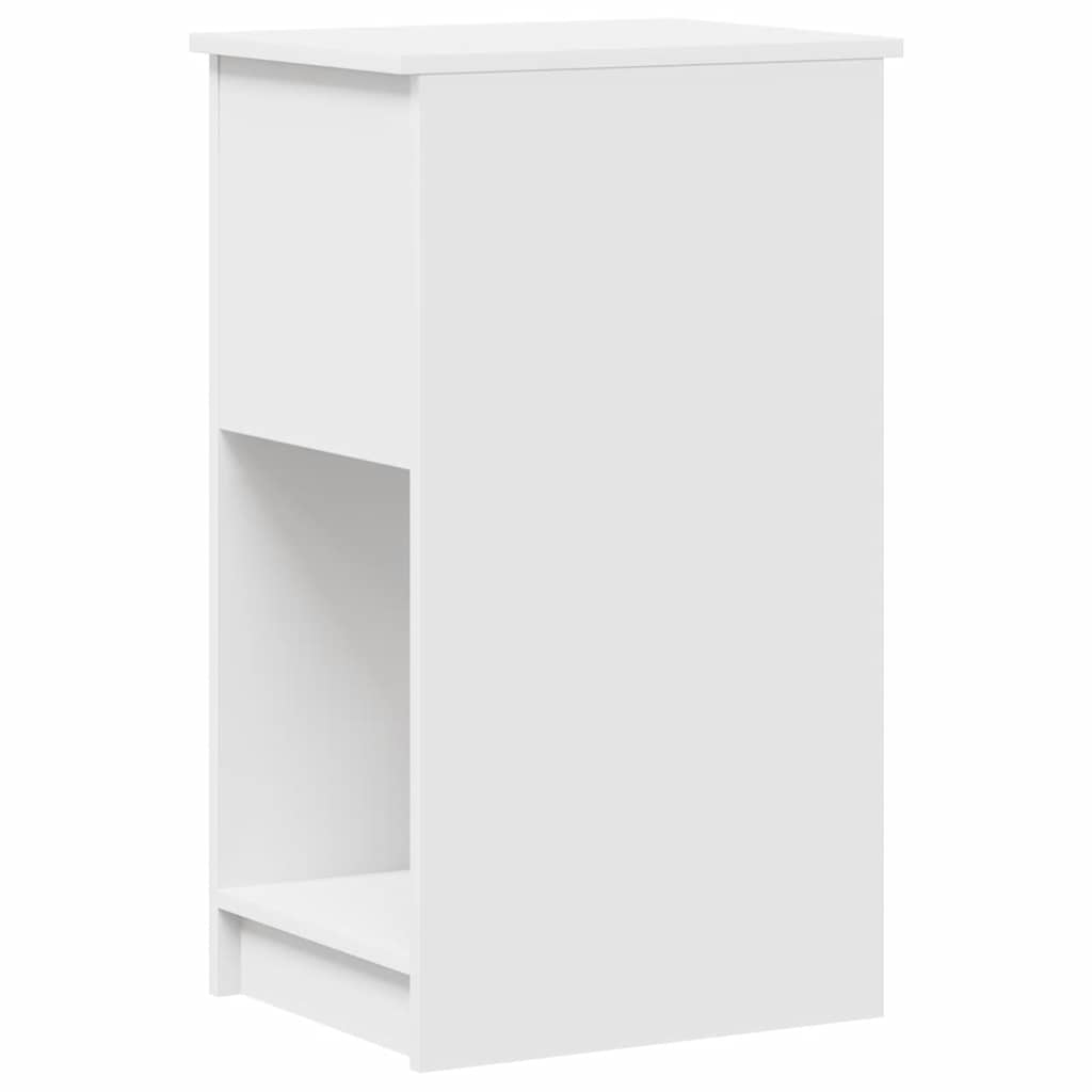 Tower stalak za računalo s ladicom bijeli 35x45x77 cm