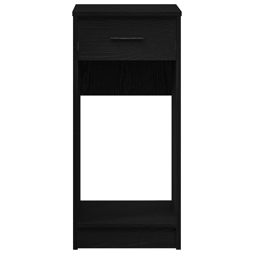 Tower stalak za računalo s ladicom crni 35x45x77 cm