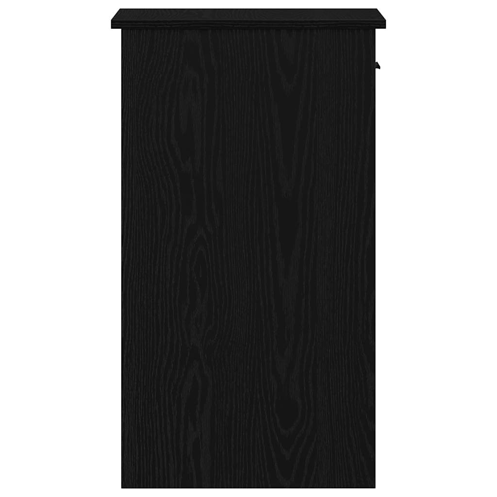 Tower stalak za računalo s ladicom crni 35x45x77 cm
