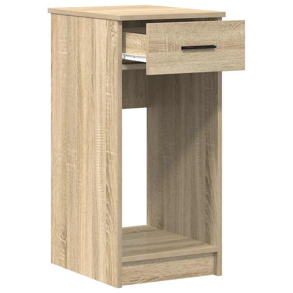 Tower stalak za računalo s ladicom boja hrasta 35x45x77 cm
