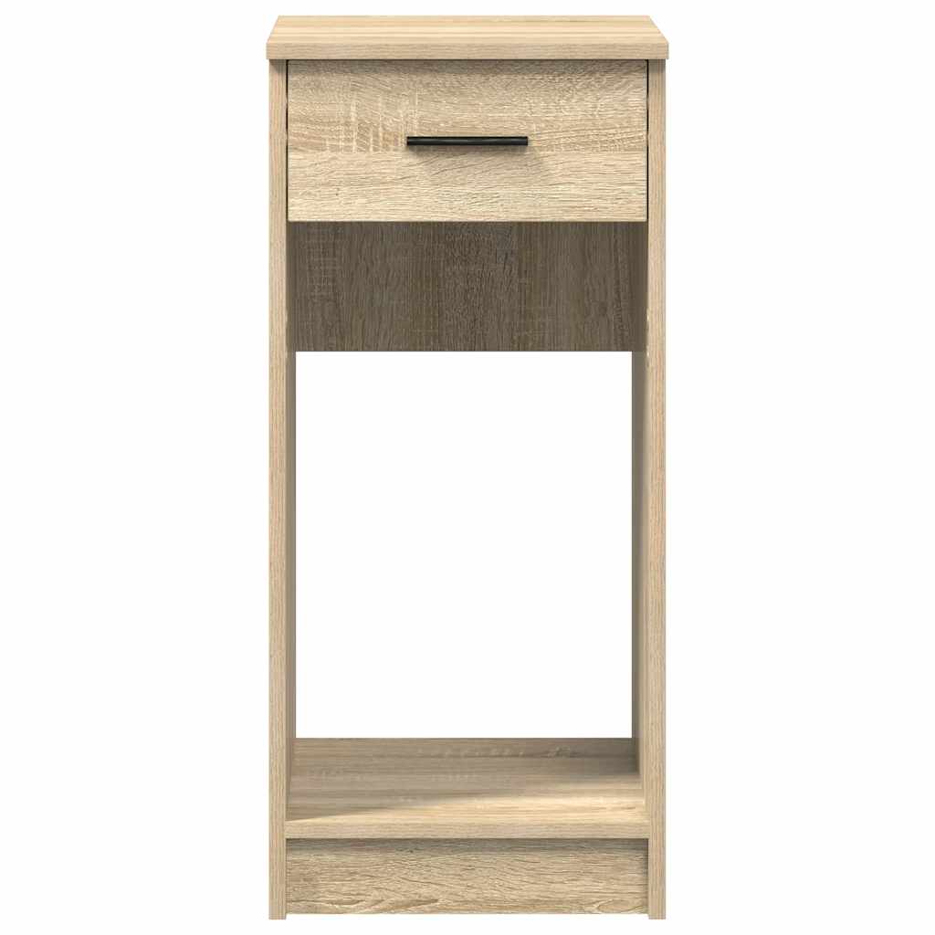 Tower stalak za računalo s ladicom boja hrasta 35x45x77 cm