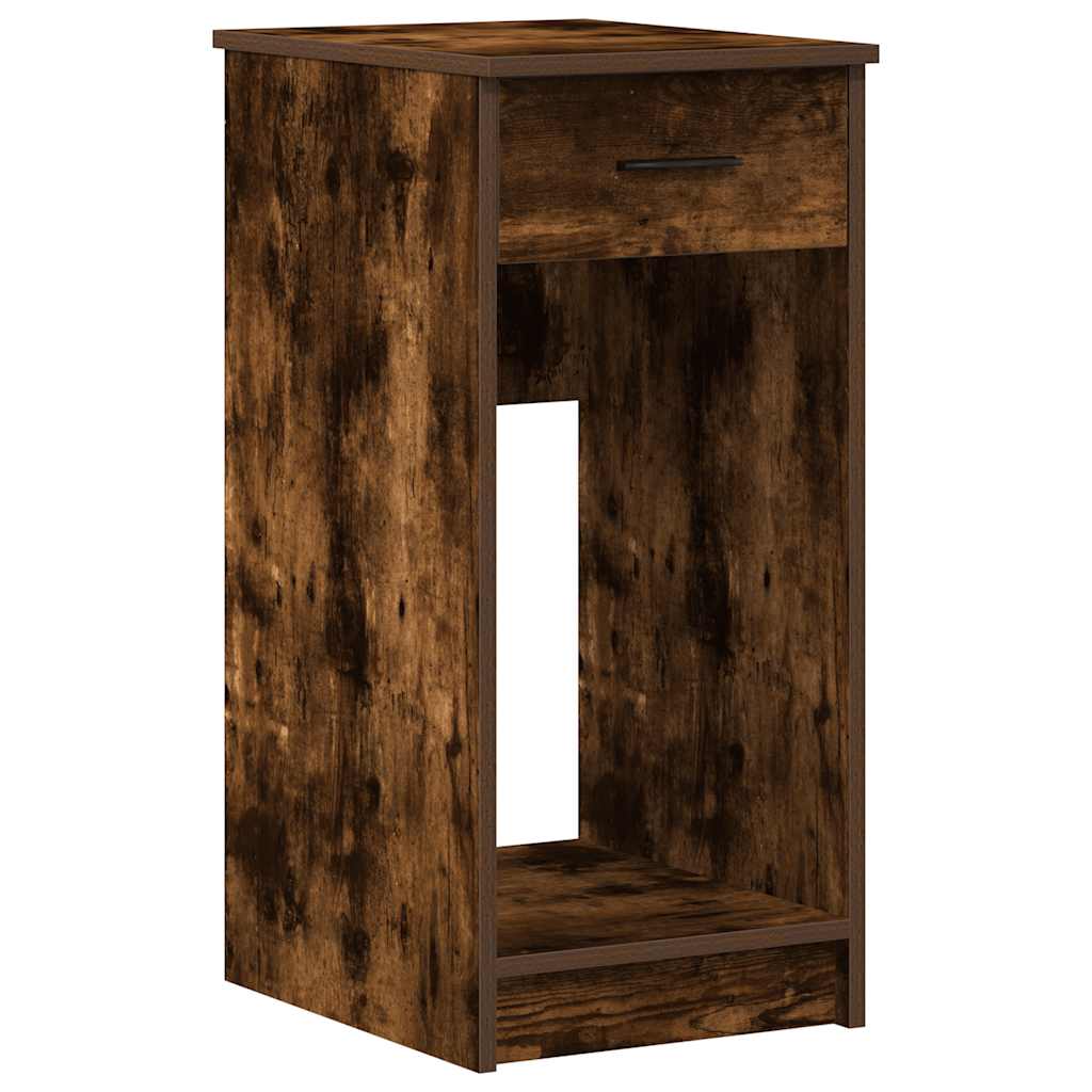 Tower stalak za računalo s ladicom boja hrasta 35x45x77 cm