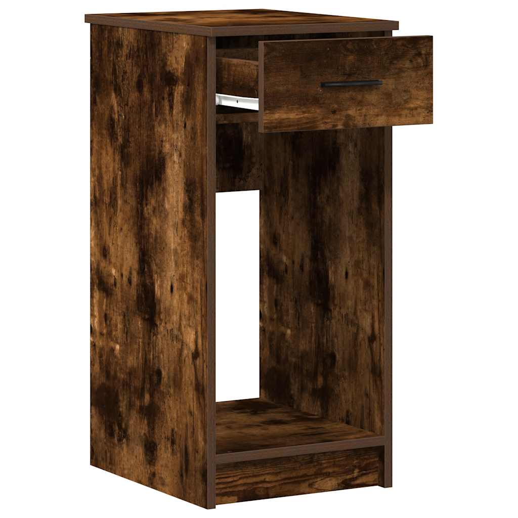 Tower stalak za računalo s ladicom boja hrasta 35x45x77 cm