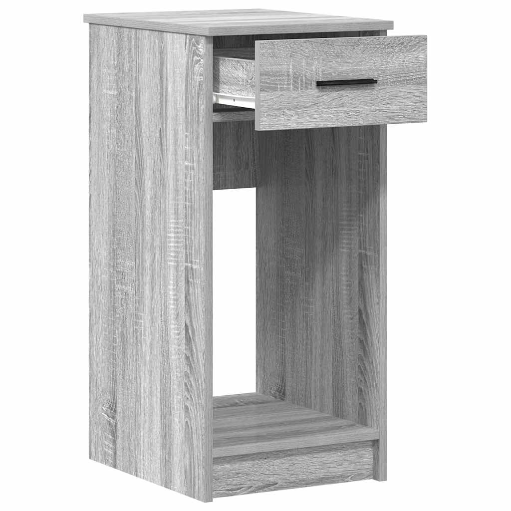 Tower stalak za računalo s ladicom boja sivog hrasta 35x45x77cm