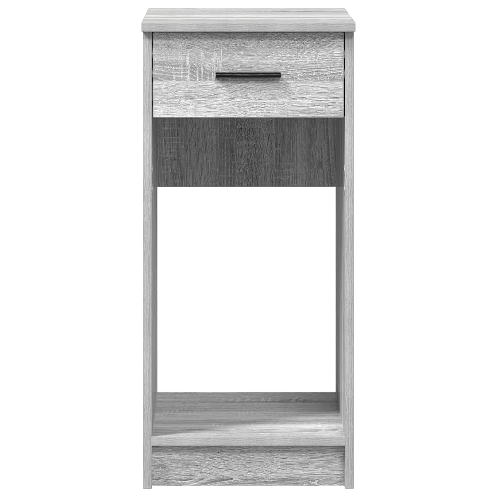 Tower stalak za računalo s ladicom boja sivog hrasta 35x45x77cm