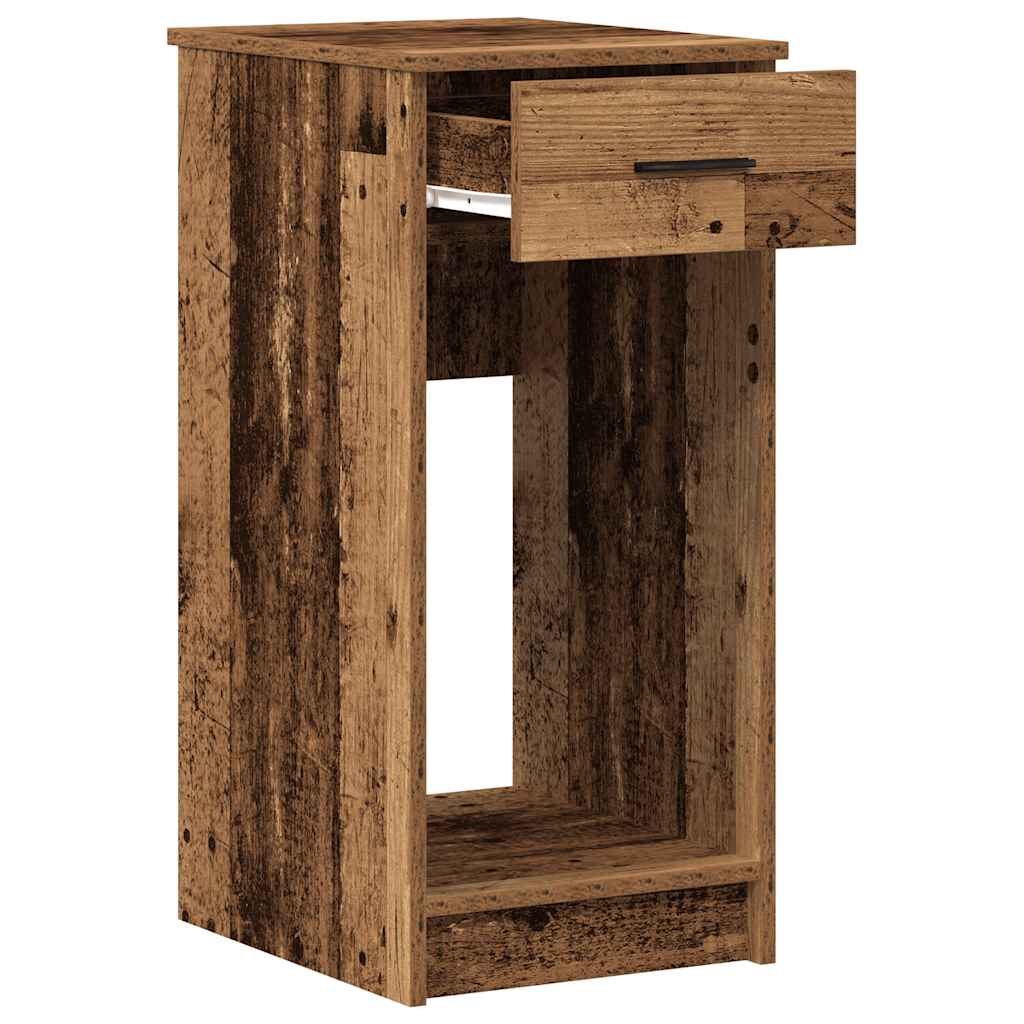 Tower stalak za računalo s ladicom boja staro drvo 35x45x77 cm