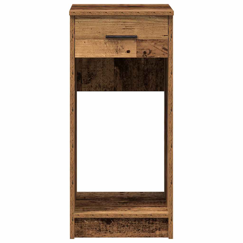 Tower stalak za računalo s ladicom boja staro drvo 35x45x77 cm