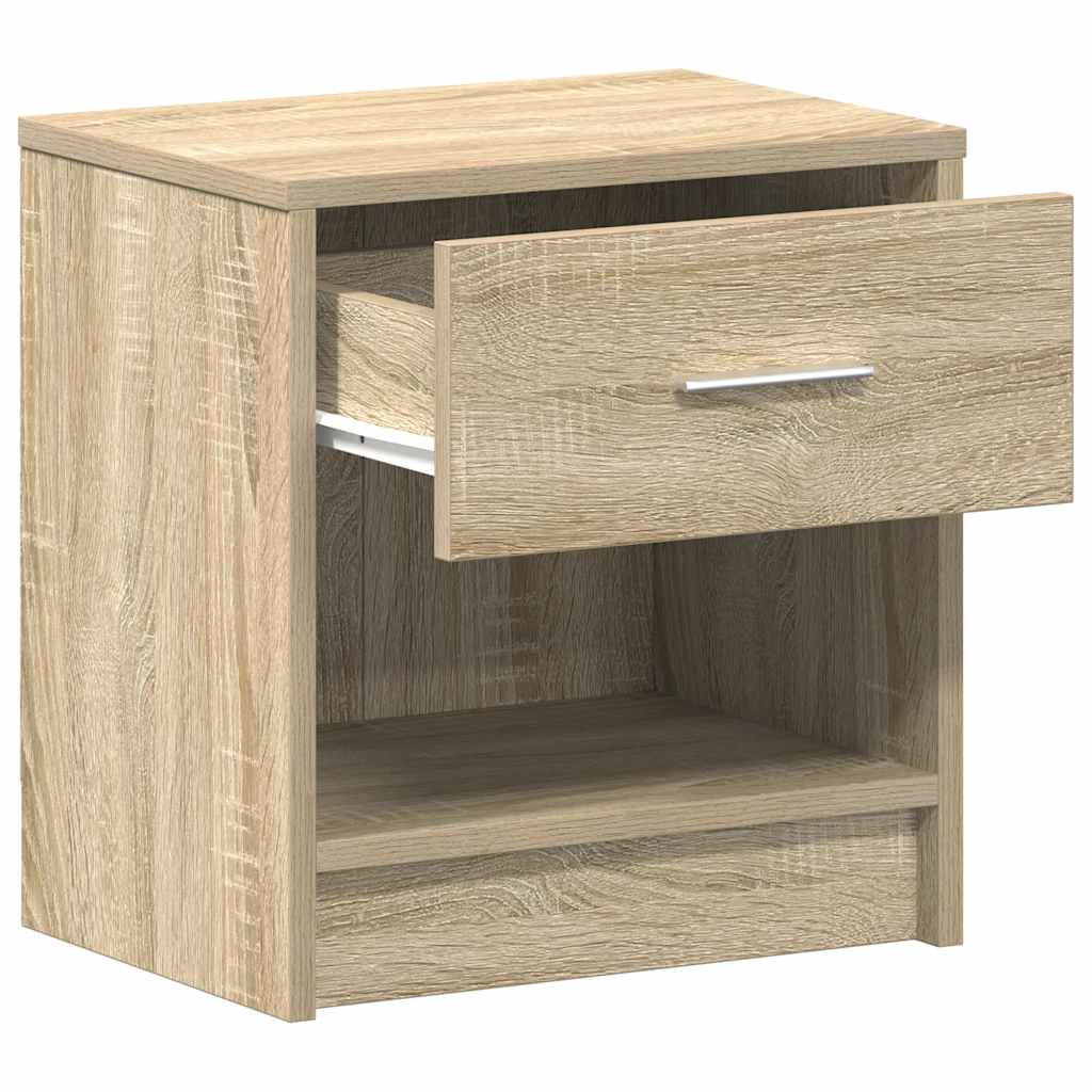 Noćni ormarići 2 kom s ladicama Sonoma hrast 39x28x41 cm