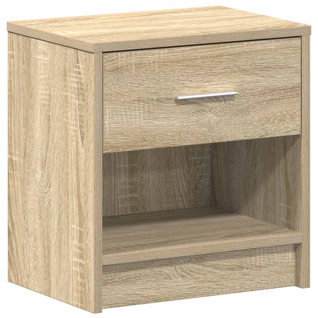 Noćni ormarići 2 kom s ladicama Sonoma hrast 39x28x41 cm