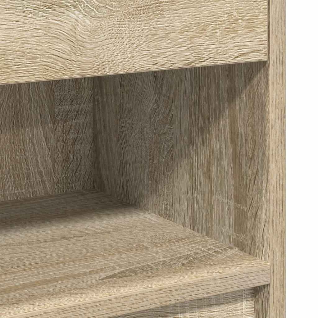 Noćni ormarići 2 kom s ladicama Sonoma hrast 39x28x41 cm