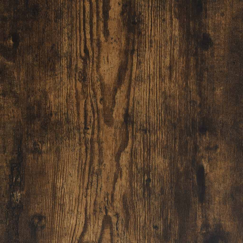 Noćni ormarić s ladicom, dimljeni hrast, 40x34x50 cm