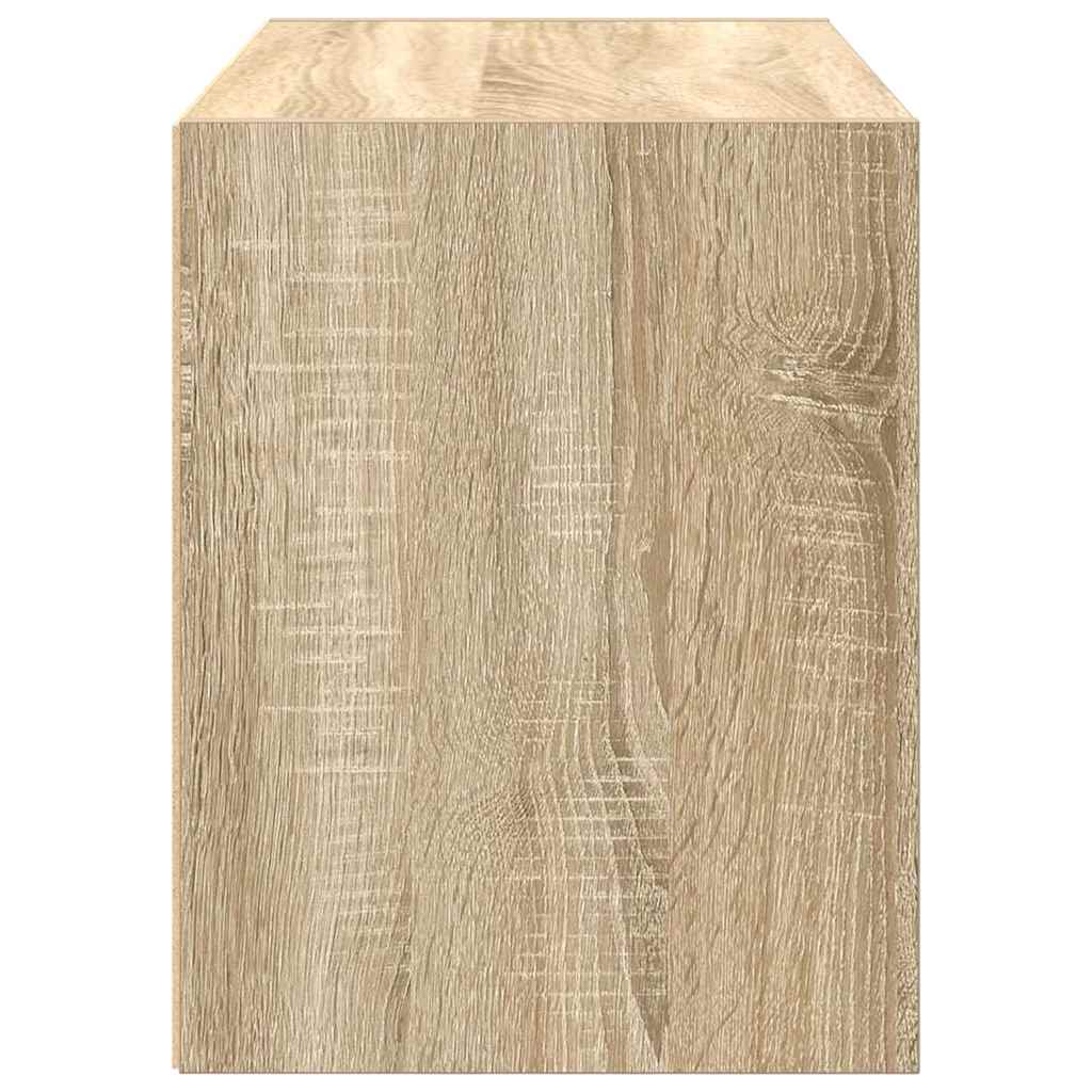 Ormarić s 2 ladice boja hrast 60x31x40 cm konstruirano drvo