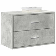 Ormarić s 2 ladice boja hrast 60x31x40 cm konstruirano drvo