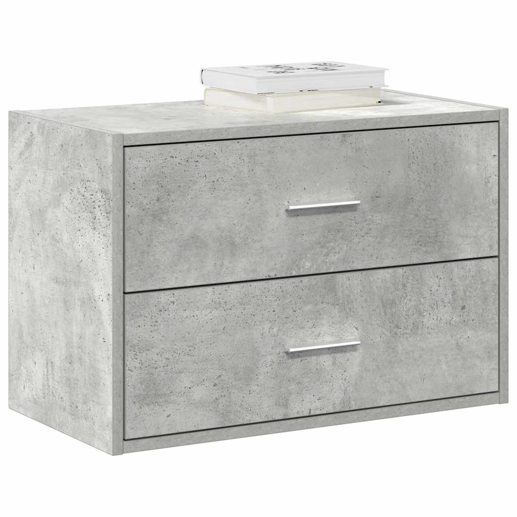 Ormarić s 2 ladice boja hrast 60x31x40 cm konstruirano drvo