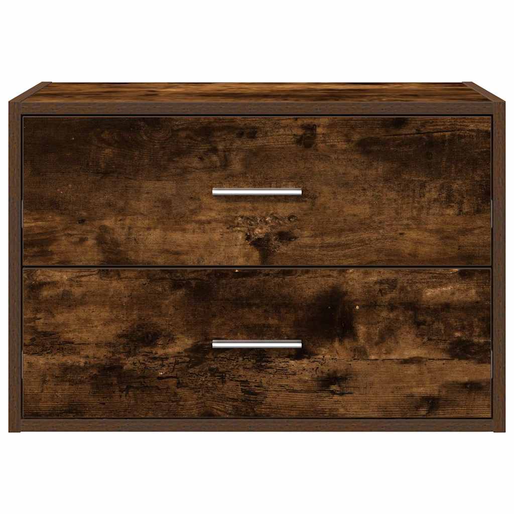 Ormarić s 2 ladice boja hrast 60x31x40 cm konstruirano drvo