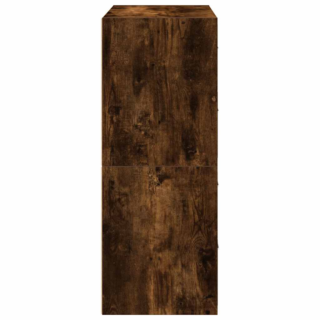 Ormari s 2 ladice 2 kom boja hrast 60x31x40cm konstruirano drvo