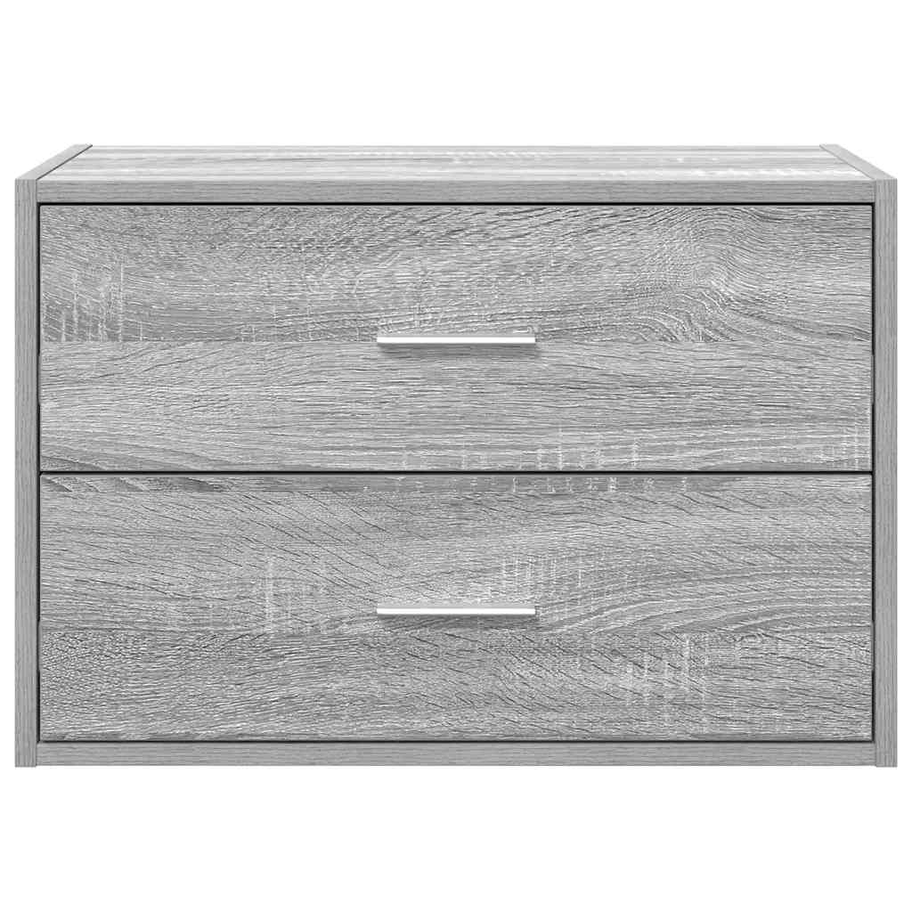 Ormarić s 2 ladice boja hrast 60x31x40 cm konstruirano drvo