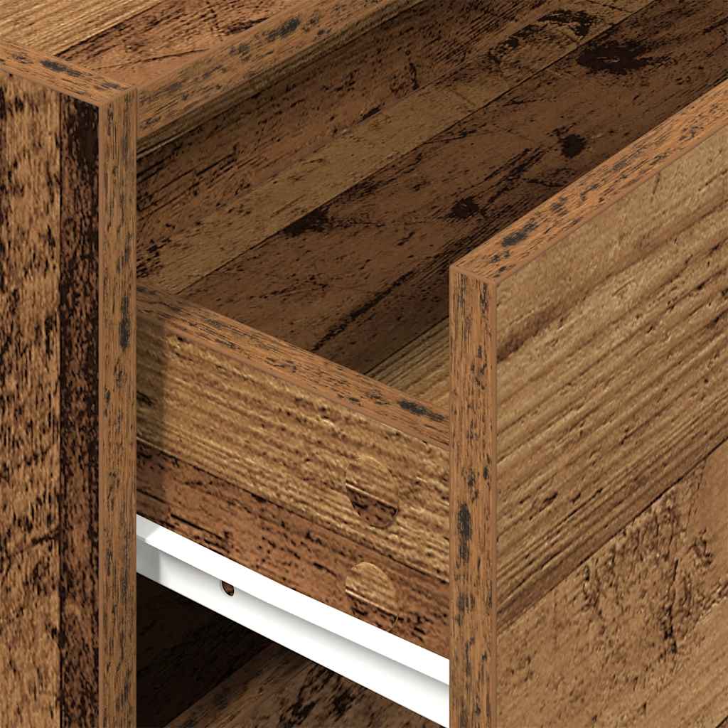 Ormarić s 2 ladice boja drva 60x31x40 cm konstruirano drvo