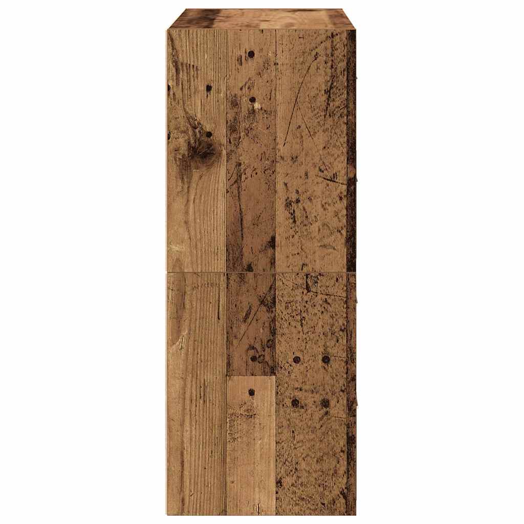 Ormari s 2 ladice 2 kom boja drva 60x31x40 cm konstruirano drvo